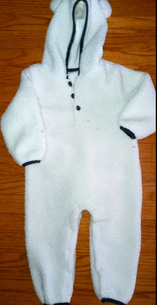 18-24 months Gymboree sherpa fleece one piece baby vintage